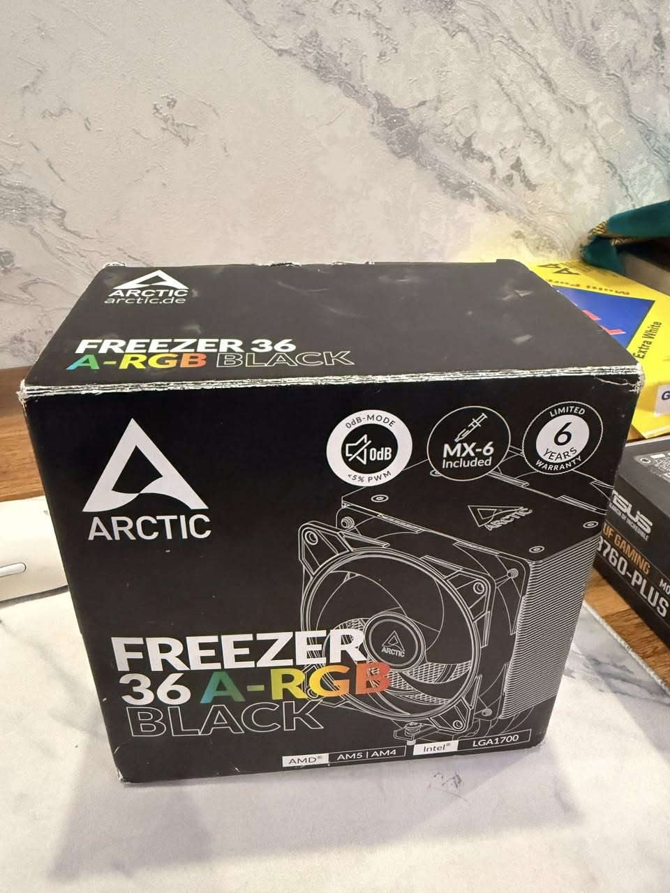 سلام عليكم 
غراض للبيع نظيفه كلش حته ما مستخدمه هواي 

المذربورد B760-PLUS WIFI DDR5
225 الف 

مبرد هواي 
FREEZER 36 A-RGB BLACK
سعر 85 الف 

شاشه 
BLACK WOLF GAMING 
1920•1080 
حجم شاشه 24 
FPS 165 hz 
Ips 
1ms 
يعر 125 الف 

Not 
غراض نظيفه من تاخذه تفحص على راحتك. وعطيك ضمان بي سبوع كامل 

مكان/بغداد حي القاهرة 
رقم/***********
توصيل موجود
