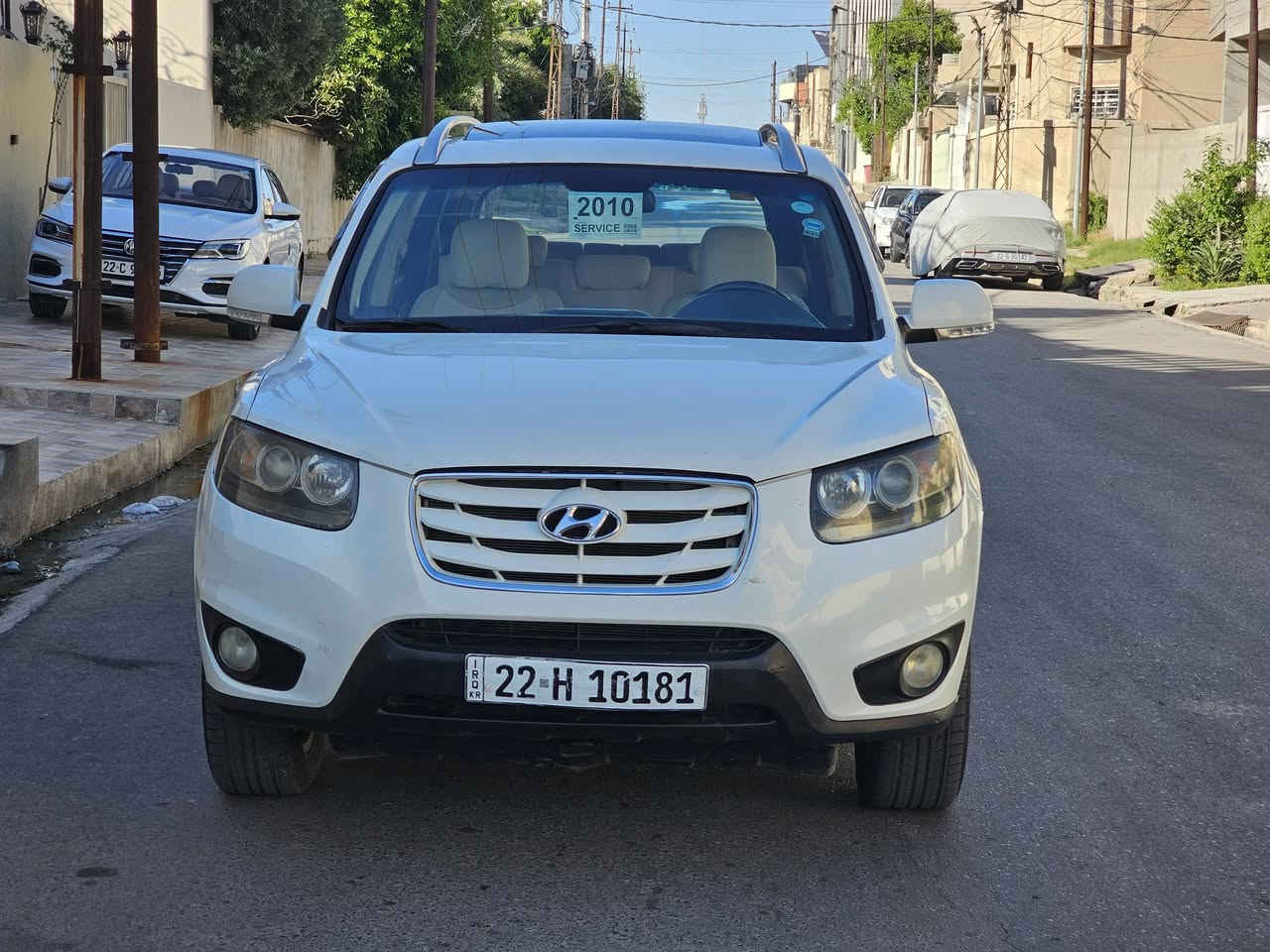 للبيع
سعر 138
سنتافي 2010 وارد كوري 
محرك 6 سلندر دوش حجم 3500  
محرك صوت راجز بدايت التشغيل 
 كير اوتوماتيك شرط المحرك والكير 
رقم اربيل رقم وهزة وسنويه جديد شرط التحويل 
🚫 صبغ هلال خلفي يمين وبعض الملاحظات بادر 
مرفوق سونار مع الصور 
فول  مواصفات 
بصمة 
سلايد فتحة سقف 
فور ويل 4x4
كشنات جلد وكهرب 
7 راكب 
تبريد 3قطع ثلللج ❄️  
ثلاجة بلتكوة ❄️
كامرا تحكمات ستيرن 
داخل صاج  مري شفط  اشاير بالمري 
 ويل كب طخم تاير جديد
السياره جاهزه 
العنوان موصل حي المحاربين 
للإستفسار الاتصال 
***********
***********
