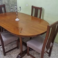 ميز طعام • طاولة طعام • سفرة طعام • ٤ كراسي • كراسي خشب • خشب صنوبر • ...