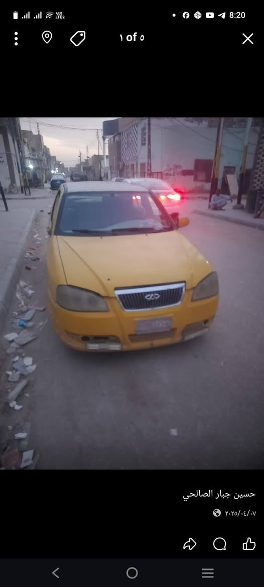 السلام عليكم شيري كوين محور مكينه وكير كورلا رقم واسط احمر راعيها ما اندله ابيع بدون راعي سياره عوزها ترتيبات السعر 7ورقه  تفاصيل أكثر *********** مكان السياره النجف قرب المطار
