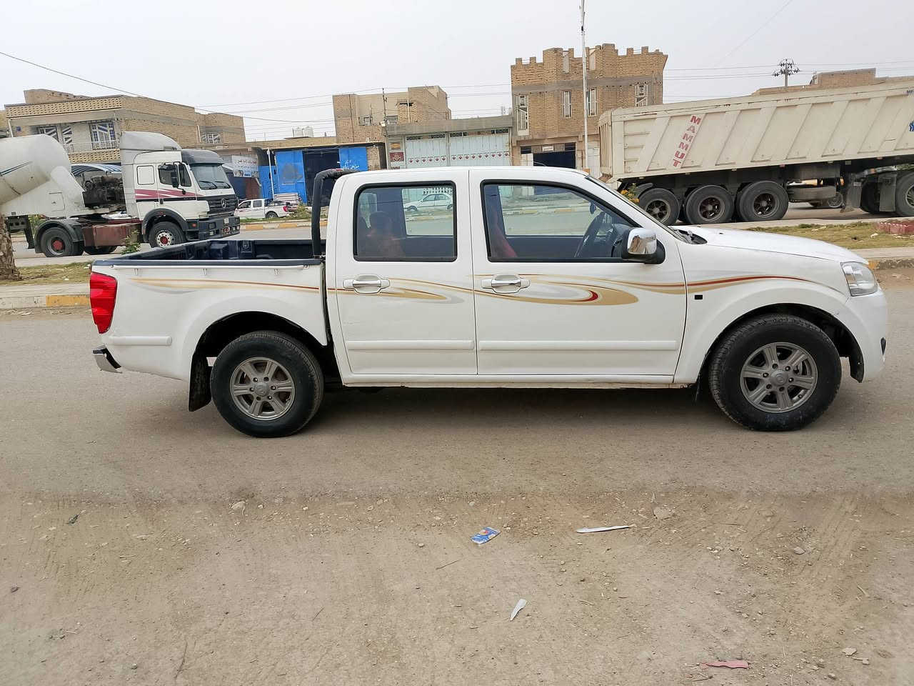 سلام عليكم كريت ويل 14 كفاله من الضربه والتبديل رقم مثنى مشروع وطني تخم تاير جديد  حداديه جديده سنويه لل 30 مكانها ناصريه شطره ***********
