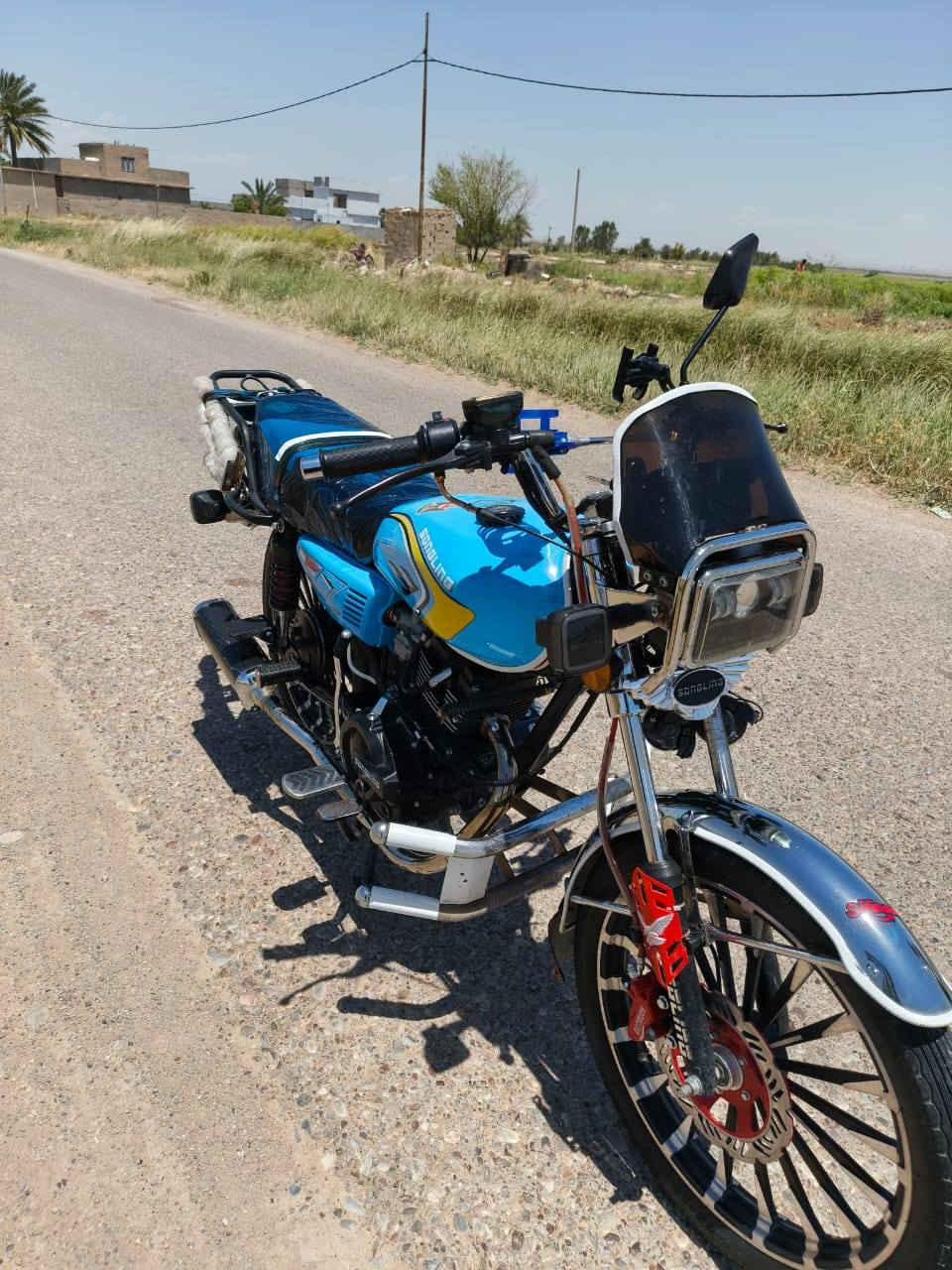 سلام عليكم شباب دراجة للبيع موديل ٢٦ مكينة 200cc العنوان المقدادية قرية البينكاني استفسار على هذا الرقم ***********
