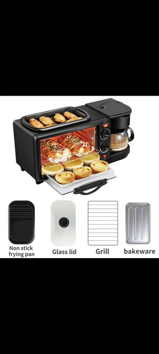 جهاز تحضير الإفطار 3 في 1❤️‍🔥
اهلا حبايبيي جايبتلكم جهاز رائع وكوالتي عالي يسهل عليكم ويختصرلكم ٣ اجهزة ، جهاز الافطار ٣ في واحد ! ترند حالياً ، بيه ٣ اجهزة 
محضرة شاي او قهوة وتصفي الكهوة والجاي من البثل  ، وفرن صغير تكدرون تشوون بيه بيتزا حجم وسط او صغيرة وتكدرون تحمصون او تحمون الاكل بيه، بالاضافة لمقلاية فوك ، مثل ما موضح بالفيديو حجمها وشلون تشتغل ، جهاز راقي ومناسب للريوكات والعشيات . 
وبسعرر نارر ٤٥ الف مع التوصيل ❤️‍🔥

، يوجد توصيل لجميع محافظات العراق . 
راسلوني حبايبييي وتدللون ينفحص الجهاز بوجود المندوب فقط.


**إذا كنت صاحب هذا الإعلان وتريد حذفه لأي سبب، رجاءا أرسل رسالة إلى الدعم الفني**