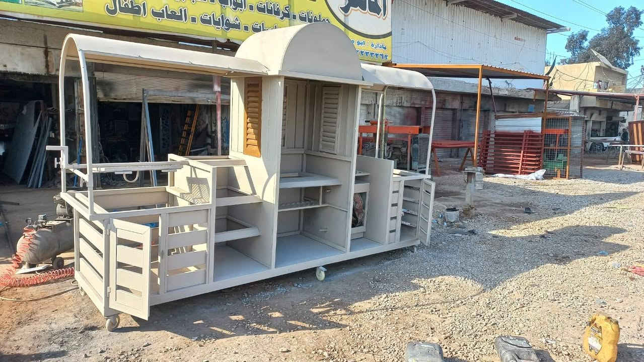 متابعينا الكرام يسرنا ان نقدم لكم كل ماهو جديد من اعمالنا التي جهزت لأغلب محافظات العراق كل مايخص اعمال الحداده تجهيز 
جملونات .... كرفانات ..سقائف ...ابواب وشبابيك...والعاب اطفال ....مراجيح ...جلسات ...شوايات ...فرارة
تحهيز كافة المزارع ...والشاليهات...ورياض الاطفال 
ماعليك سوى الاتصال بل أرقام  ***********
***********
بأدارة الاستاذ ماهر ابو محمد
بغداد الشعب منطقة السريدات عل شارع العام
