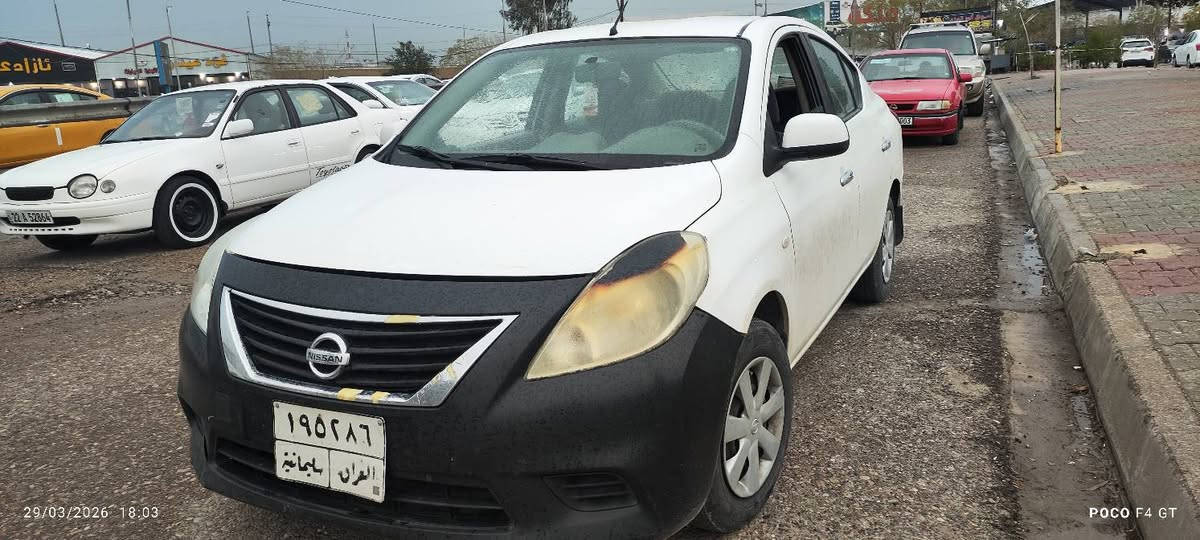 نيسان صني موديل 2013 دفتر بنزين بي رقم سليمانيه مكان كركوك رقم صاحب سيارة *********** سعر 75 دكوك, كركوك
