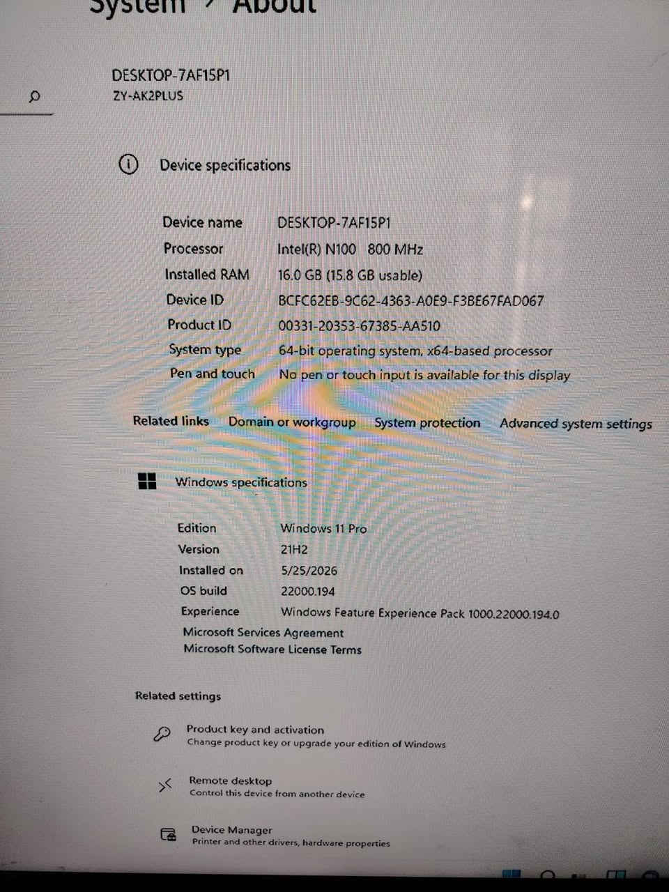 Mini PC FIREBAT AK2 Plus
Intel N100
RAM 16GB
SSD 512GB
Windows 11 Pro
السعر: 175 ألف
للتواصل واتساب: ***********
يتوفر توصيل
