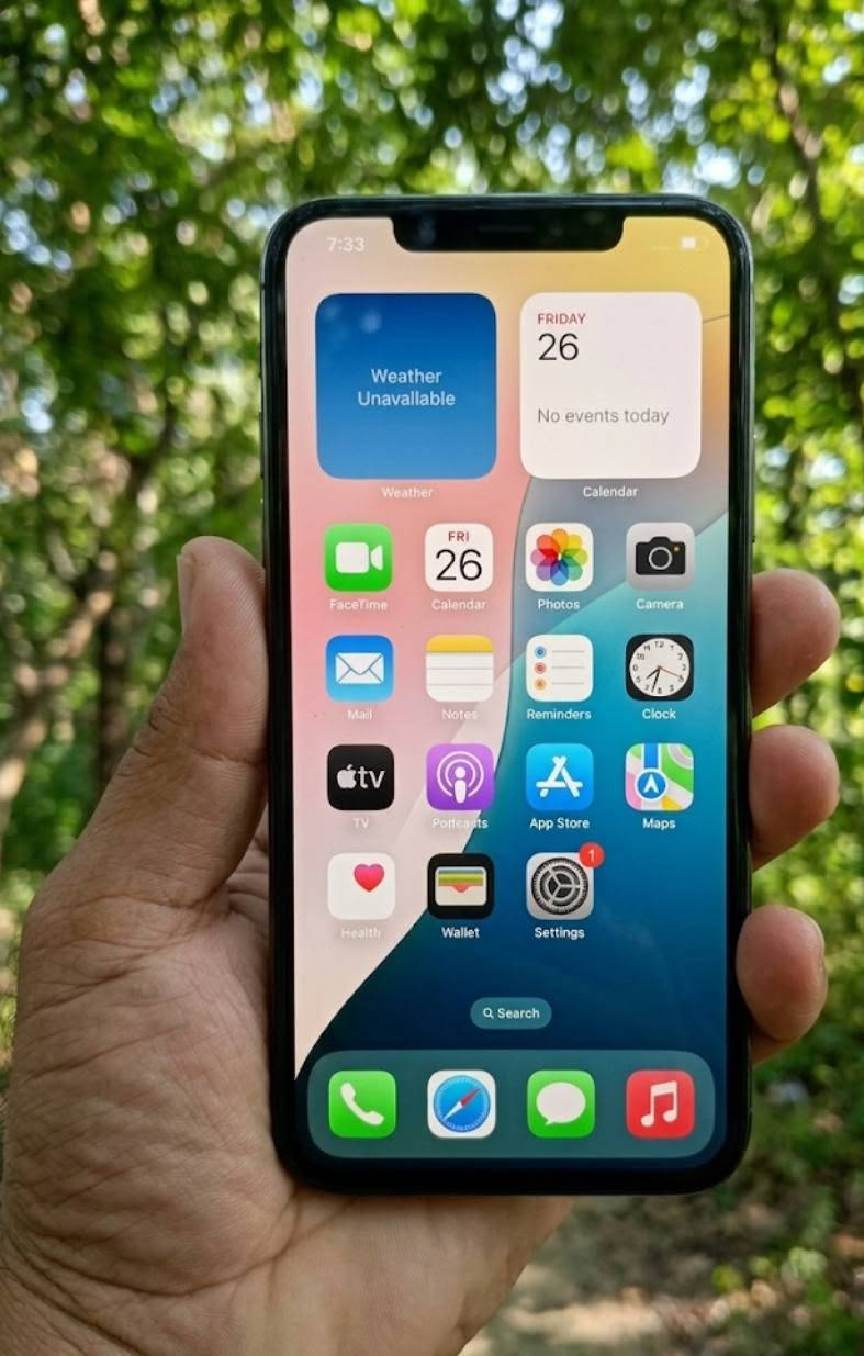 ايفون 11 برو ماكس
ذاكرة 64 بطارية 73 
مبدل بي شاشة وسيم كارت عاطل 
سعر 150


**إذا كنت صاحب هذا الإعلان وتريد حذفه لأي سبب، رجاءا أرسل رسالة إلى الدعم الفني**
