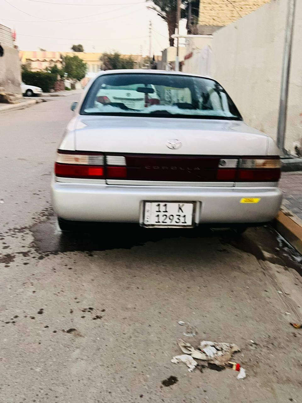 (سلام عليكم)    كورله محوره . تحويرها كله يسره   موديل  1995  رقم    بغداد  الدولي  بأسمي  سنويه لغايه  2027   تخم  تاير جديد ويل كب أصلي     مكينه   1800 جديده  كير حداديه  سياره جاهزه من كلشي  مكفوله  من ضربه  ولخياس صبغ  للجماليه فقط.  سياره    أحلى  من  صور    كهربائيات      كلها    شغاله    سياره   جاهزه       العنوان  واسط نعمانيه  السعر(63) وبيها مجال (***********)
