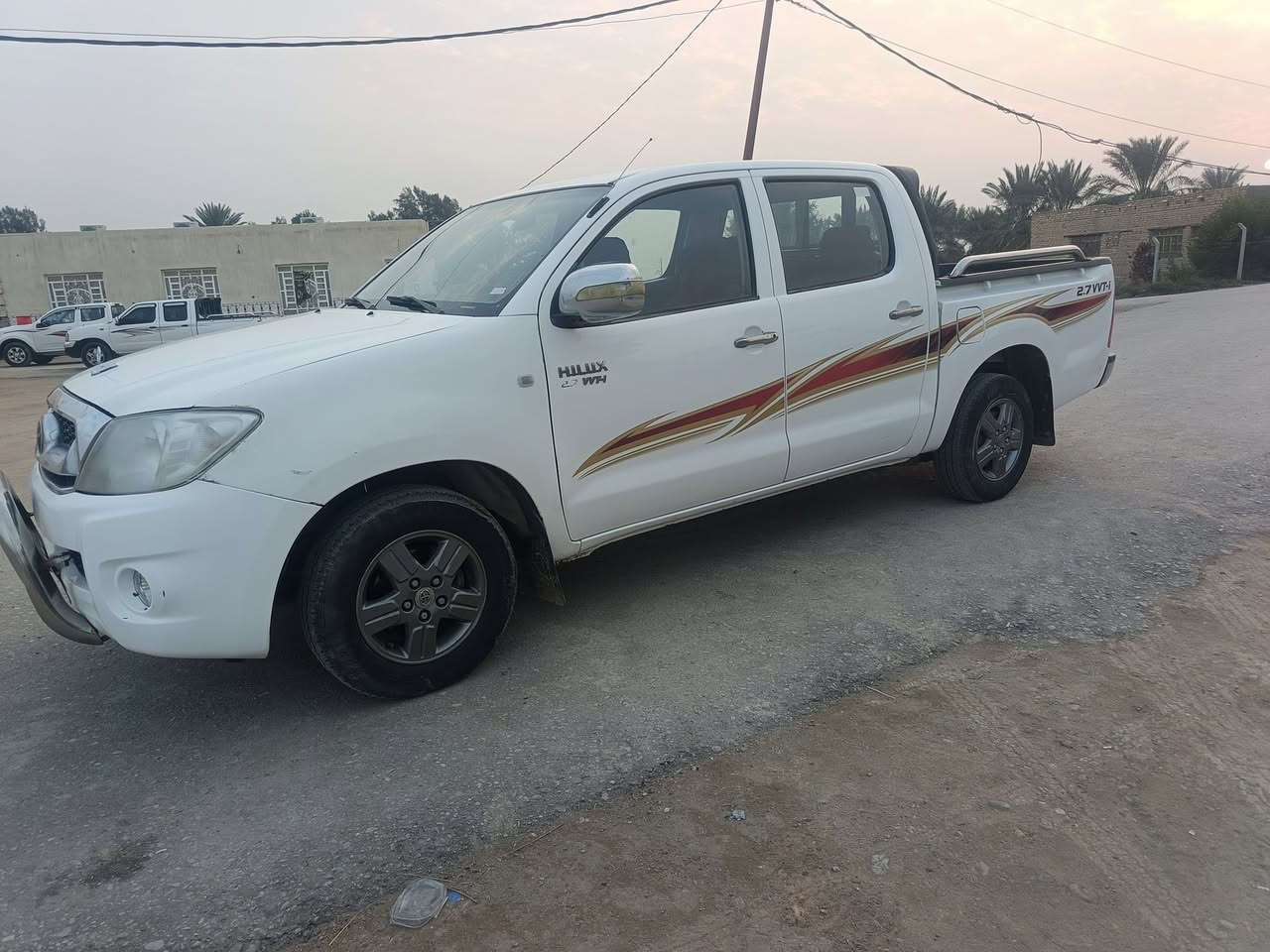 سلام عليكم سياره هايلوكس ٢٠١٠ سياره جديدة رقم مثنى راعيه ملاك بل ناصريه سياره بيه جاملق وبنيد مبدل ول باقي كفاله مكينه جديدة لا تنقيص ولا تبخير حداده جديدة كهرباء كله شقاله تبريد تفاء سياره حلو سعر ١٤٣ ورقه بيه مجال مكان الصلاح ناصريه نتصل بيك خير ودلل ***********
