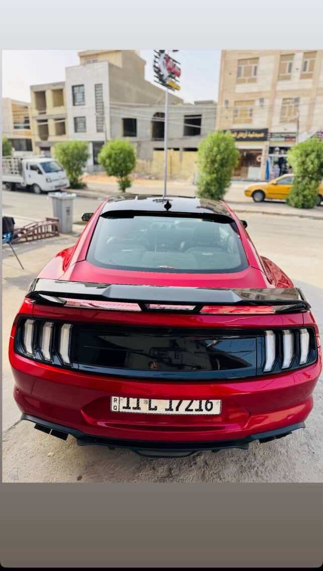 موستنك جيتي موديل 2023
***********
فول عدا الدجتال
خمس قطع صبغ ابيع حزام
عليها اضافات شباكrtr
دوساتrtr
لحيهrtr
اكتف اكزوز بلادي 
بك لايت سموك
كير مكينه اكسل تخبل السياره ومناقصها 
اي شي
ماشية 24
