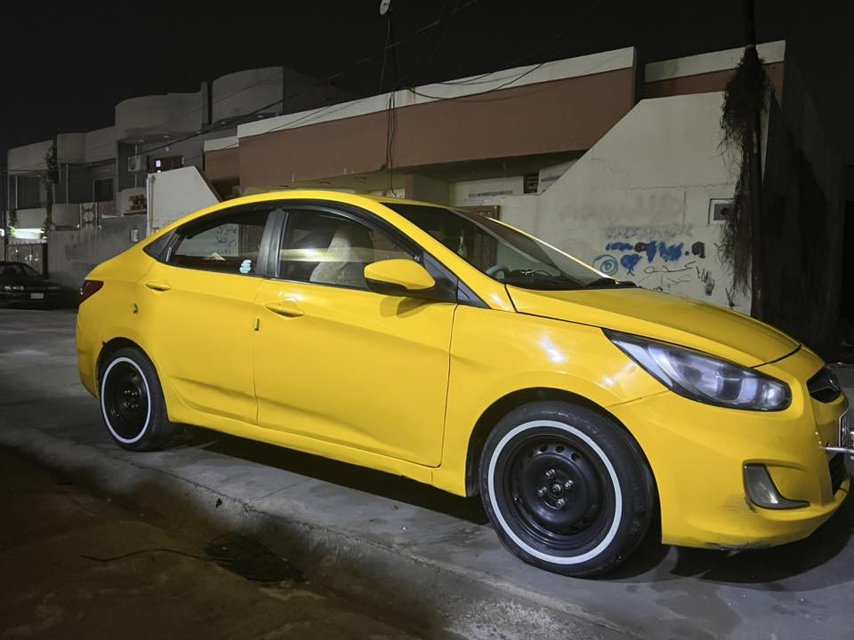 يالله متاح.    سلام عليكم اكسنت تكسي كندي للبيع موديل 2014محرك 1600المرغوب رقم بغداد دولي سنويه ل2027مشروع وطني شاشه ايباد 4سماعات جدد 4تايرات جدد سياره ضررها الدوسه الي جوه باب السايق وباب السايق مبدل بلادي بيها دفتر بانزين سياره جاهزه عنوان كركوك التواصل خاص او ع رقم واذا مراوس بتكسي هم يرهم حسب القناعه*********** السعر المطلوب 86
