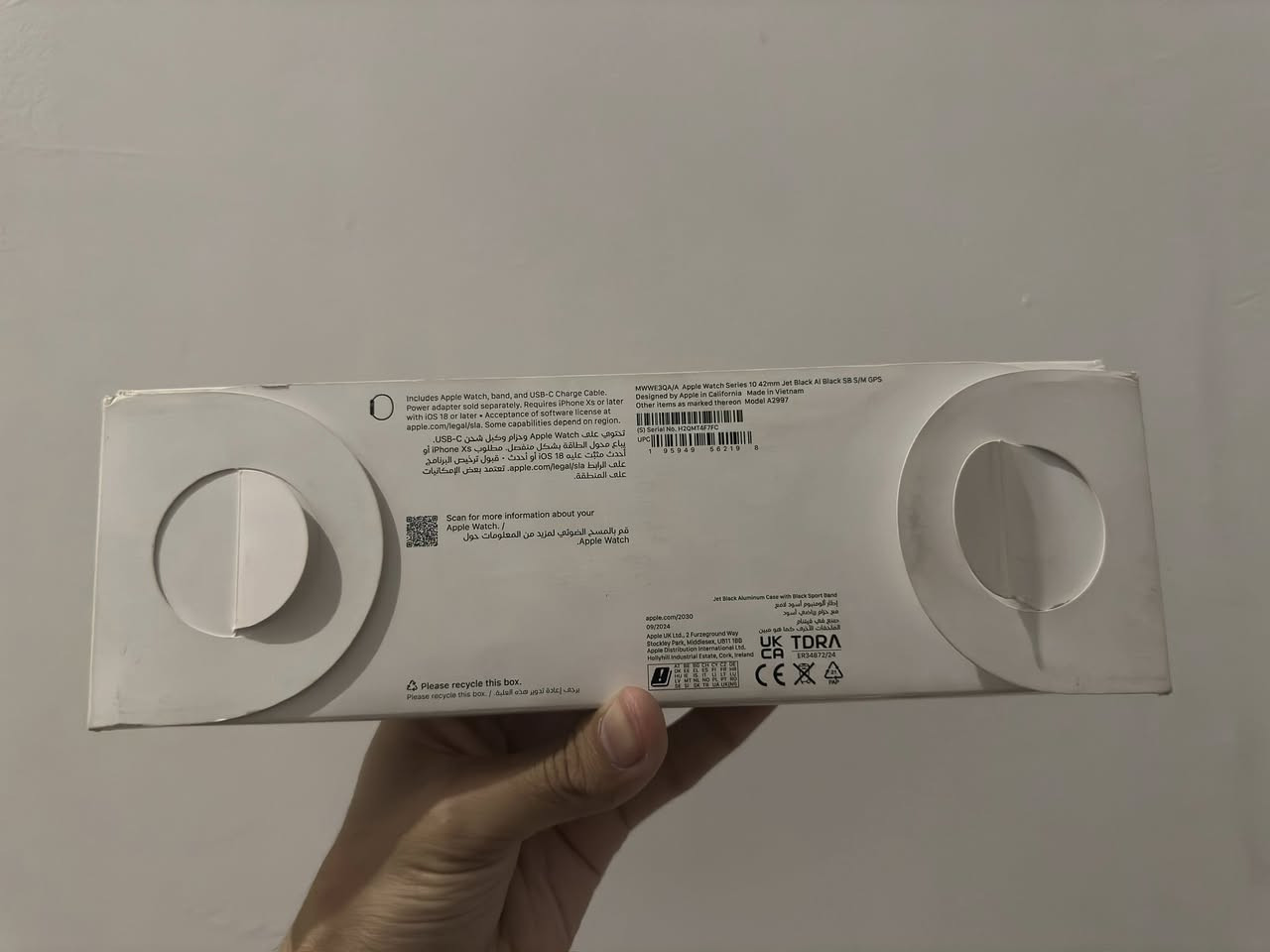 Apple Watch series 10
لون اسود 
٤٢مم
بطارية ١٠٠٪؜
نظيف جدا ١٠٠٪؜
كامل ملحقات 
سعر : ٣٧٠الف
مكان: سليماني.


**إذا كنت صاحب هذا الإعلان وتريد حذفه لأي سبب، رجاءا أرسل رسالة إلى الدعم الفني**