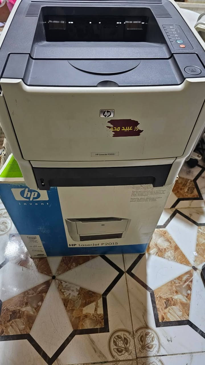 طــــابعة ليزرية hb laseJet 2015
ابيض واسود 
طابعة جديدة  نظافة فول 
20 نسخة بالدقيقة 
مجرات اثنين للورق 
طابعة سحب بدون استنساخ 
إمكانية الطباعة من الموبايل 
مستخدم  قليل جدا ضمان الشغل والنظافة 
خدمية للملازم والطلاب والمكاتب والاستخدام الشخصي والدوائر الحكومية وادارات المدارس وطباعة الاسئلة 
السعر  90توصيل متوفر لكل المحافظات 
***********
