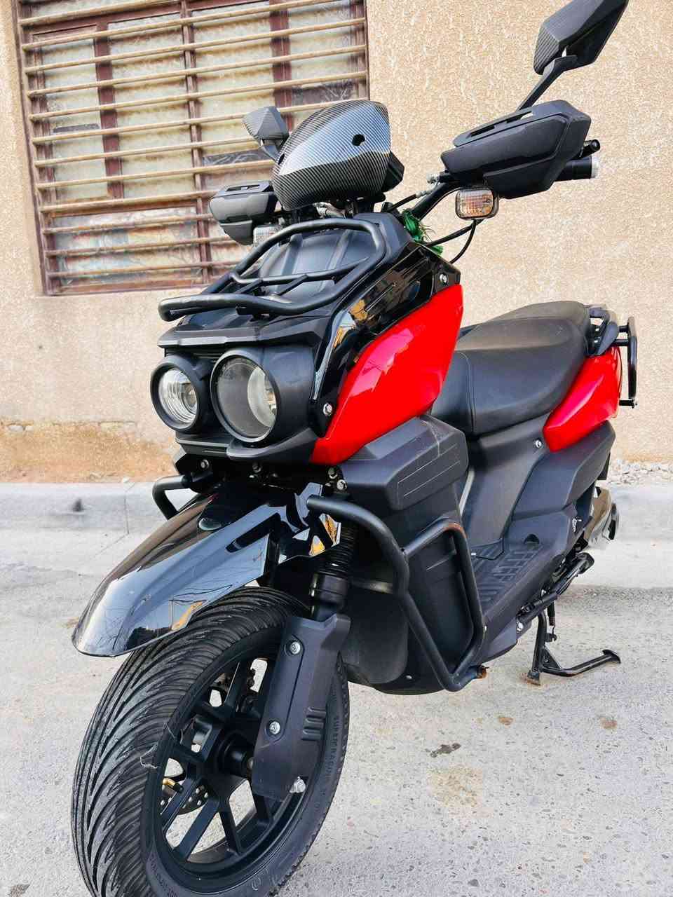 سلام عليكم ورحمه الله وبركاتو
دراجه اباتشي موديل 2025 
عدد البطاريات 6 كلهن ع فحص 
عدد النمر 5 ويا الR
ملف 2000 حقيقي 
السعر 850 وبيه مجال قليل حك الجيه 
مكاني بغداد الزعفرانيه ***********
