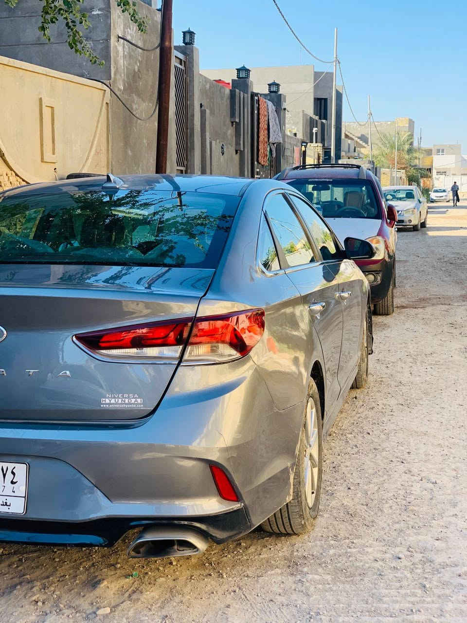 سلام عليكم سوناتا موديل 2019 وارد امريكي ضرره بنيد وجاملق باقي سياره كفاله رقم بغداد سنويه لل  2028 سعر السياره 130 وبيه مجال ***********
