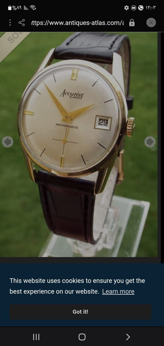 ساعة سويسرية للبيع ذهب للاستفسار الاتصال على الرقم واتساب ***********
