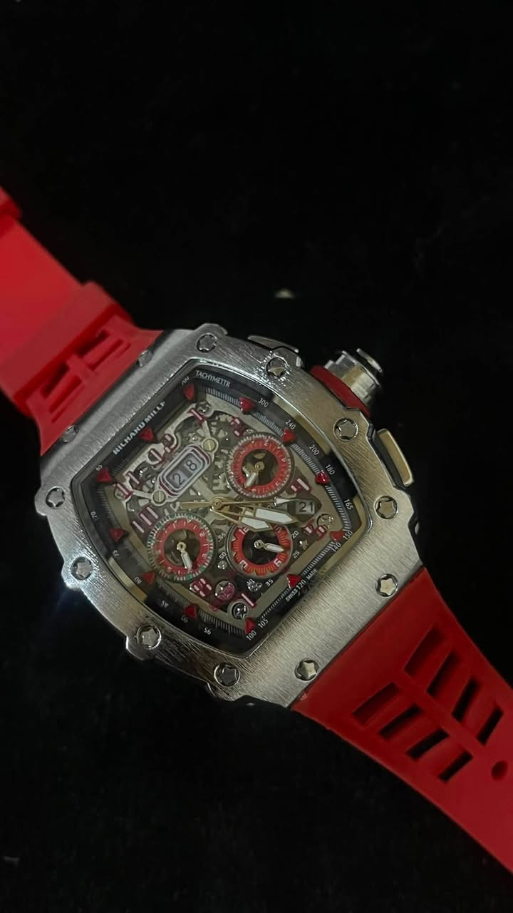 Richard Mille ❤️⌚

إذا تريد ساعة تخطف الأنظار من أول لبسة، هاي هي الاختيار الصح!
تصميم رياضي فاخر، مينة مكشوفة بتفاصيل مميزة، وسير سيليكون أحمر يضيف إلها هيبة وحضور.

✨ شكل فخم
🔥 لون جريء ولافت
💯 مناسبة للكاجوال والستايل الرياضي

إذا تحب تتميز وما تلبس مثل الكل، لا تفوتها.
راسلنا حتى تعرف السعر والتفاصيل، والكمية محدودة. �


**إذا كنت صاحب هذا الإعلان وتريد حذفه لأي سبب، رجاءا أرسل رسالة إلى الدعم الفني**
