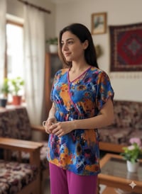 كشمير • بجامة كيلوت عريض • مقاس M وXL