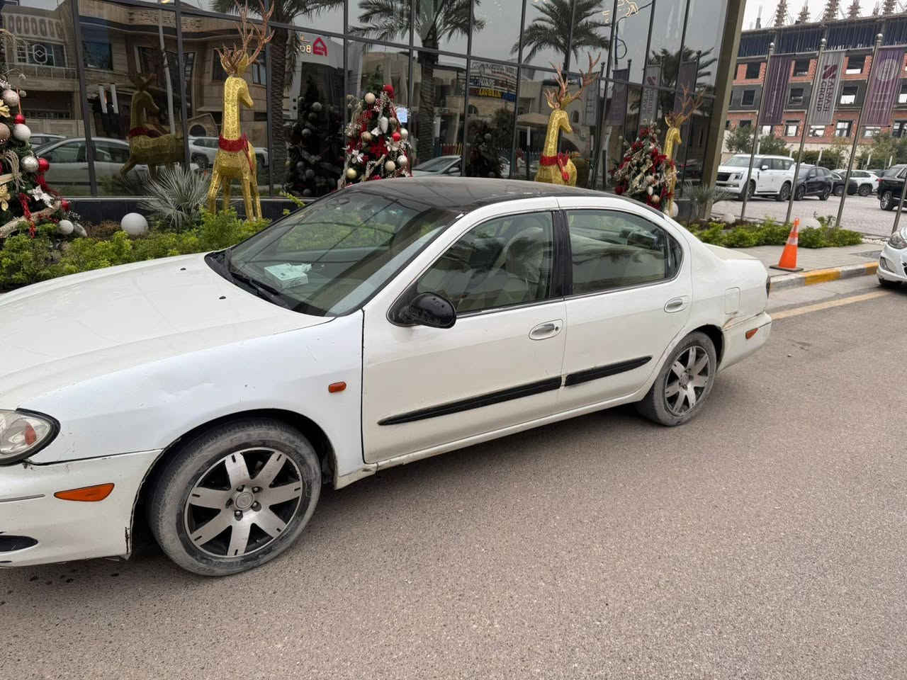 نيسان مكسيما للبيع اوالمرواس 
الموديل: 2008
السيارة مال مزاد وزارة الداخليه معامله كامله واصل كمرك تدفع مليون و600الف كبل ترقم الرقم مجاني تترقم (بغداد) مشطوبه وكامله اي نقص مابيها بوجهك ترقم اسويلك وكاله تمشي بيها وين متريد وتكمل دفع الكمرك وتكمل المعامله
كير ومحرك نظيف تبريد شغال كهربائيات شغاله 
بور ستيرن جديد مشط ستيرن جديد شرط اصلي 
بطاين بوب داخليه كلهن جدد جاملغات مبدل اصليات بسبب الجراد يرادلها تريتب بالكشر الخارجي البنيد جارد 
مسجل شغال 
للبيع او المراوس 
العنوان : بغداد المنصور 
الرقم :***********
