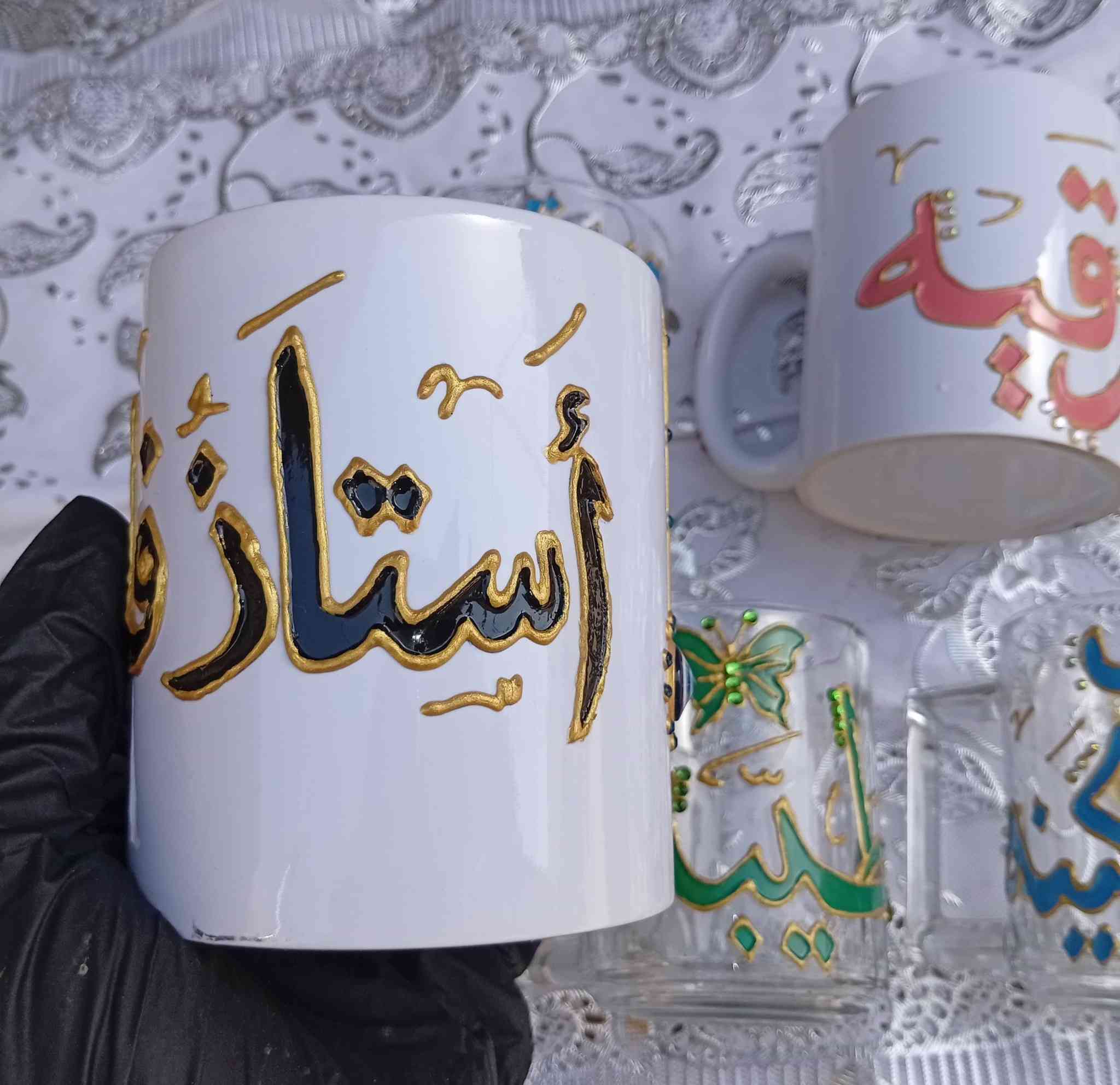 🎁✨ هدايا عيد المعلم ✨🎁
كتابة ورسم يدوي ثابت
يتحمل الحرارة والغسل ✔️
☕ كوب شفاف — 3
☕ كوب أبيض حراري — 6
🪔 سيت مبخرة — 15
🚚 توصيل داخل السماوة — 2
🚚 جميع المحافظات — 5
📅 الحجز قبل 4 أيام
دللي معلمتك / معلمك بهدية مميزة تبقى ذكرى حلوة 🌷


**إذا كنت صاحب هذا الإعلان وتريد حذفه لأي سبب، رجاءا أرسل رسالة إلى الدعم الفني**