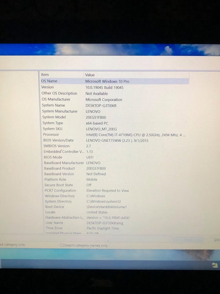 السلام عليكم لابتوب البيع هاي موصفاته Lenovo
Cori7 جيل الرابع

Ram 8Gb

كارت الشاشة NVIDIA Quadro K1100m منفصل

كارت شاشة الداخلي Intel HD Graphics 4600

شاشة Full HD

SSD 128GB
رقم المبايل *********** 
السعر 350 بيه مجال
