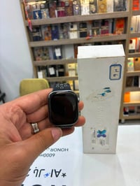🔺ساعة ابل سيريس 11 حجم 46Mm ➖ملحقاتها كاملة  ➖صحة البطارية 100🔋 ➖رايده...