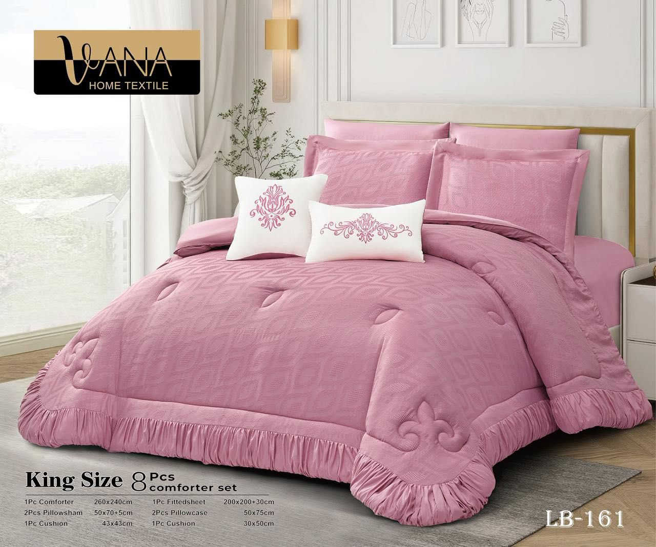 آللهم صل على محمد وآل محمد 

ماركة ڤانا العالمية 

لحاف نفرين جاكار  قطني
 نقشه بوهيمي 8 قطع 
كنك سايز 
قياس كبير  260*240 
شرشف كبير 200*200+30
لحاف نفرين جاكار    ثقيل مع شرشف لاستيك مع 4 مخاد مع وجه كوشه مستطل مع وجه كوشه مربع

للحجز و الأستفسار مراسلة الصفحة أو واتساب على الرقم 

***********

العنوان / الديوانية _ قضاء عفك_ شارع المحيط مقابل مجمع محمد الصباغ داخل الفرع 

يتوفر خدمة توصيل لجميع المحافظات
