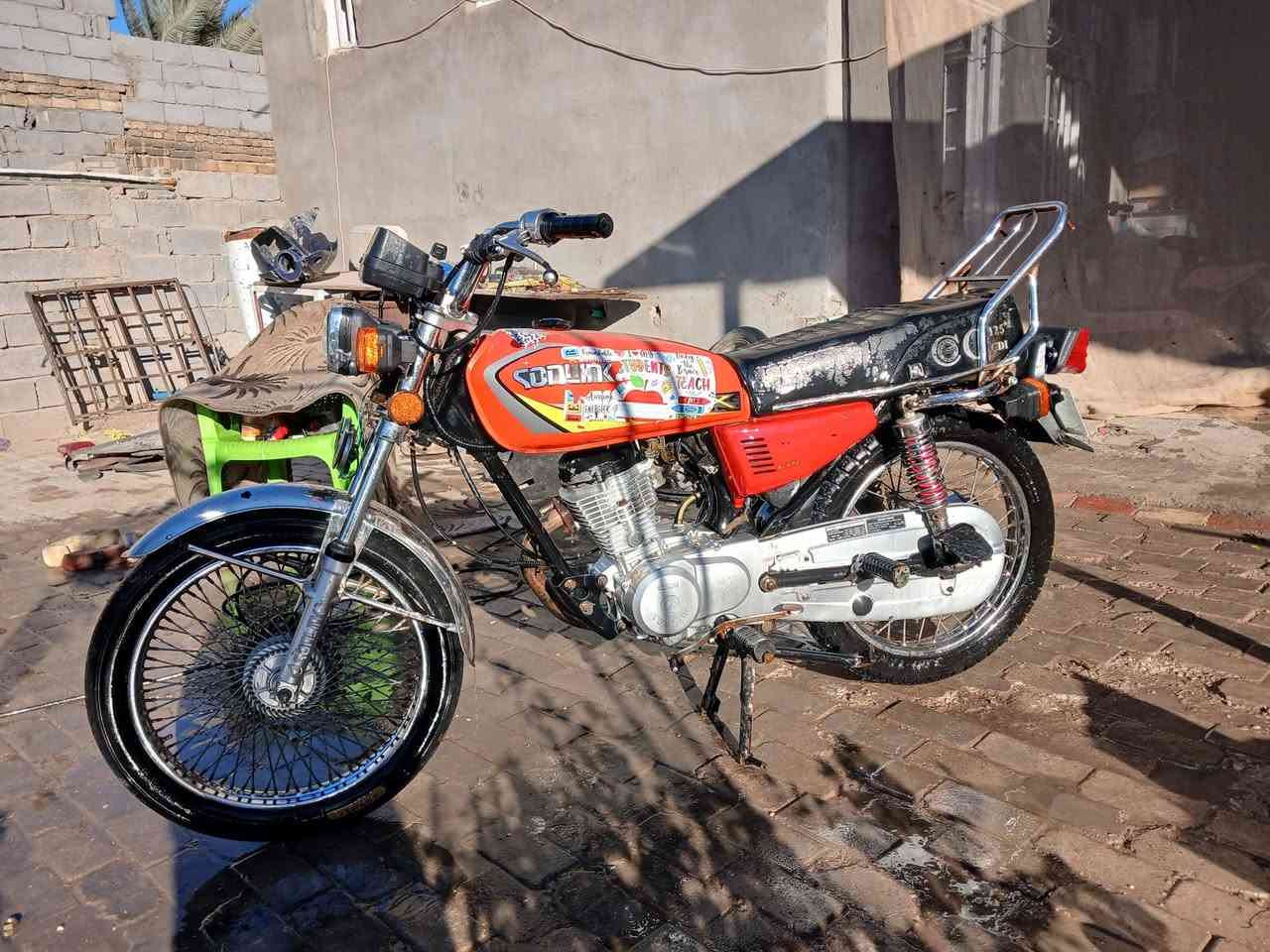 للبيع دراجه اربعه كير سونك مديل 22 أوراق شلعه معدل فول كهربايته شغاله السعر 360 مكاني كربلاء سيد الوصياء الاستفسار  ***********
