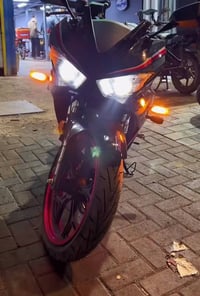 دراجه ار 200 مرقمه كامله رقم اربيل زيرو ماشيه 40km للبيع السعر 3ملاين ...