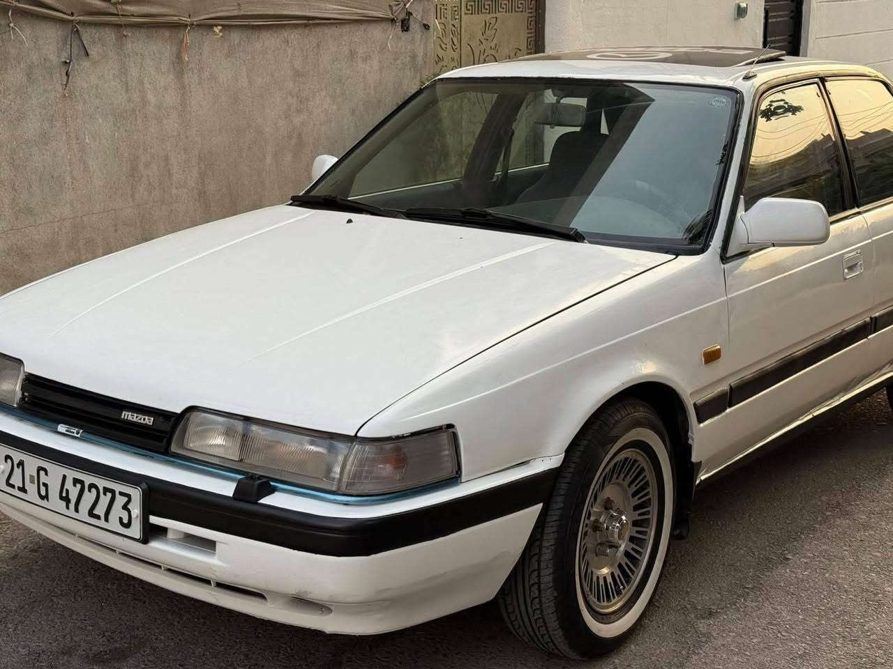 مازدا ٦٢٦ موديل ١٩٩١ 
أربع جام كهرباء مكينة ٨ وبخ 
صبغ عام جمالية كير مكينة بشرط سنوية جديد ٢٠٣٠ بأسمي شرط وكالة تحويل ***********
سعره ٣٩$ كالار, السليمانية
