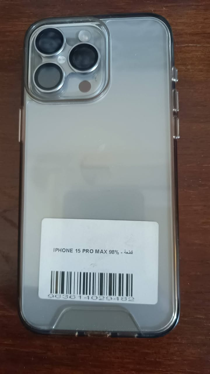 السلام عليكم للبيع ايفون15بروماكس لون رصاصي فاتح ذاكره 256البطاريه 87 نضيف كلش السعر 1150000مليون ومئه وخمسون ولي مجال للشراي هاتف ***********
***********
