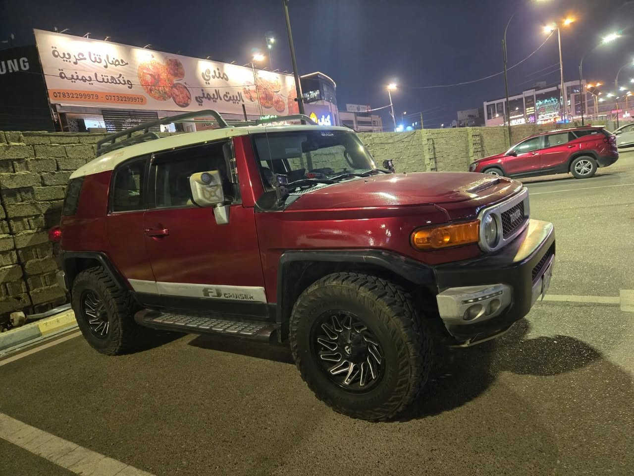 السلام عليكم تويوتا اف جي كروزر
Toyota FJ Cruiser 2008 خليجي للبيع فول مواصفات
JBL 9 سماعات
دبل تانكي 200 لتر
 285/70/R17 تايرات جبلية
محرك V6 4.0
دفع رباعي
نظام A trac
Diff lock
وباقي المواصفات
 السيارة تحتاج صبغ عام 
السيارة موجودة في بسماية وسعرها 25 مليون دينار عراقي
للتفاصيل اكثر راسلني وتدلل


**إذا كنت صاحب هذا الإعلان وتريد حذفه لأي سبب، رجاءا أرسل رسالة إلى الدعم الفني**