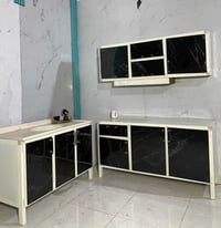 كاونتر أرضي • متر ونص • سنك مرمر صناعي