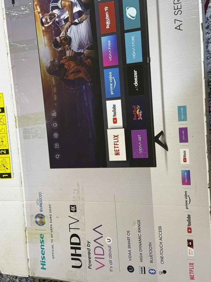 تلفزيون hisense اصلي 
مستعمل نظيف جداً 
 يدعم 4k UHDحجم 50" 
سمارت يوتيوب نظام  vidaa
السعر مناسب 350 الف 
مكاني بغداد الكرخ 
للاستفسار 
***********
