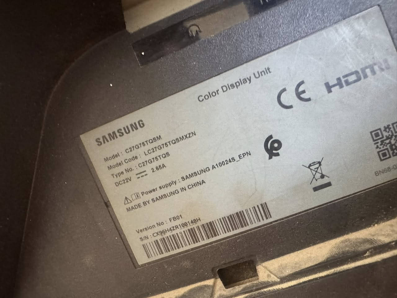 شاشتين عاطلات 
1msi 27 180 2k
سكتت وحدها اتصور من الكهرباء 
2 sumsung g7 
اخوي الصغير ضربها وصار بيها خط وبعد فترة شي اسبوع كامت متعرض فد مرة 
ثنينهم ب 40 
اي استفسار خاص 
***********
واتساب او اتصال
