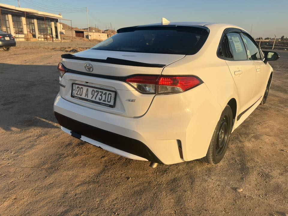 كورلا 20 LE بيها جاملغ خلفي صبغ فقط بدون اي داخل بدون ايرباك سنويه رقم جديد ب اسمي كامله من كلشي م ذب عليها دينار ب 138 و بيها مجال ‭0772 691 7871‬
