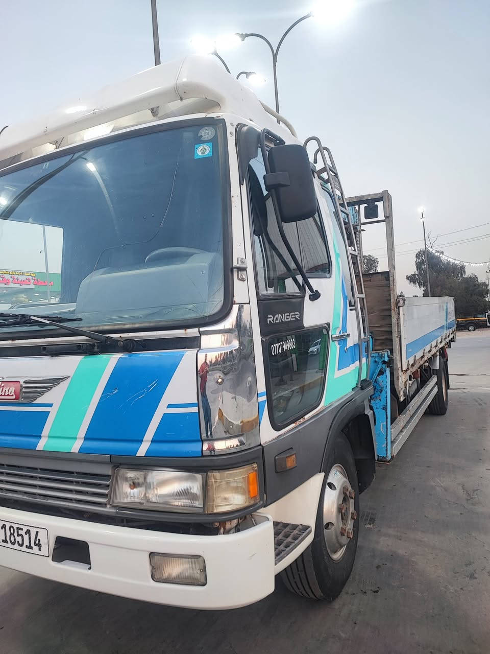 للبيع هينو طيره رقم نجف انكليزي موديل 92 كرين سوبر زت سلايتين مخالف مكينه 70عادي ***********
