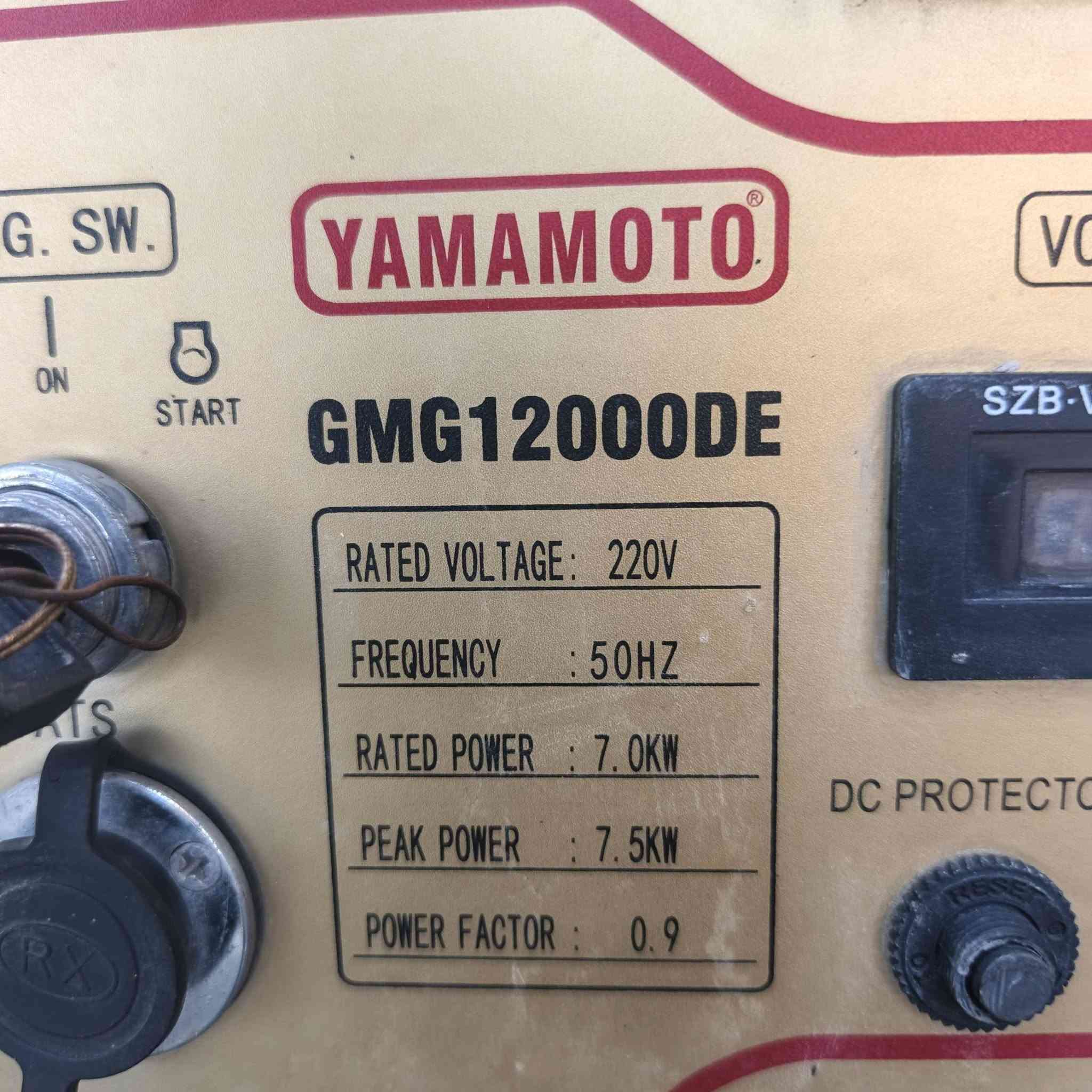 مولده للبيع نوع
YAMAMOTO GMG12000DE
النوع: مولدة بنزين (تشغيل كهربائي بالمفتاح)
الموديل: GMG12000DE
الفولتية: 220 فولت
التردد: 50 هرتز
القدرة المستمرة (Rated Power): 7.0 كيلوواط
القدرة القصوى (Peak Power): 7.5 كيلوواط
معامل القدرة (Power Factor): 0.9
مخرج DC: 12 فولت (للشحن)
المولده نضيفه كلش ومشتغله موسم واحد فقط 
ملاحضه السلف عاطل جان يشتغل هسه بس هندر
ملاحضه المولده يمكن تربط جهاز تشغيل واطفاء ذاتي
السعر   500   وبي مجال 
العنوان ديالى بعقوبه تقاطع الساده
رقم الهاتف  ***********
