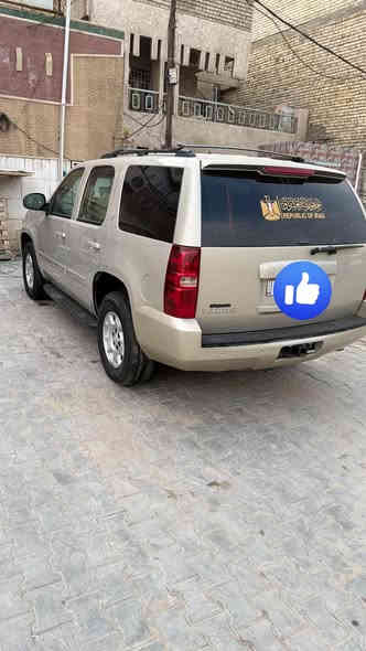 السلام عليكم للبيع 
تاهو موديل 2009 أدوات 

خليجي مكفوله من الضربه 

والكص والصبغ 

داخل عسلي تخم تاير 
مواصفات LT

مكينه كير اكسل كفاله 

السياره جديده على وضع الشركه 

دخول جديد 

مغلفه بجم نانو سيراميك عدى الدعاميه 

شاشه بلوتوث 

سعر 80

استفسار ***********

مكاني بغداد
