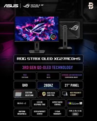 🎮 شاشة الألعاب الاحترافية ASUS ROG STRIX XG27ACDMS 🚀 التجربة الأمثل لع...