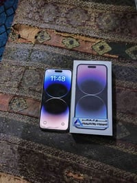 ايفون 14 برو ماكس ذاكره 256 الجهاز بلادي ع حال الشركه السعر 925 وبي  م...