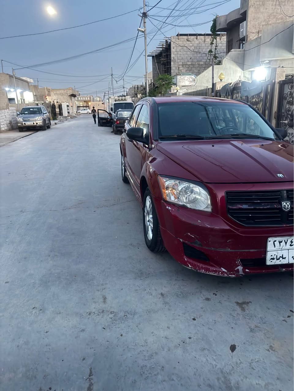 دوج كاليبر ٢٠٠٧
سبغ عام واكع شي عل سقف علمود هذا سبغ عام كير اوتو محرك اربع سلندر ٢٤٠٠محرك مرغوب 
سياره حلو ماشالله سعر ٥٧معاملهً 
***********
دوج كاليبر ٢٠٠٧ 
سبوغ عامه شت كه وتوه به سه ر سه قفه كه يه به هوي اوه وه سبوغ عام كراوه گير اوتو مكينه ي جوار بستون ٢٤٠٠مرغوب 
سه ياره كه ي جوان ماوه ته وه ماشالله 
سعر ٥٧معامله 
*********** كركوك, العراق
