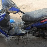 دراجة سكنس • محروقة • كربلاء حي النضال