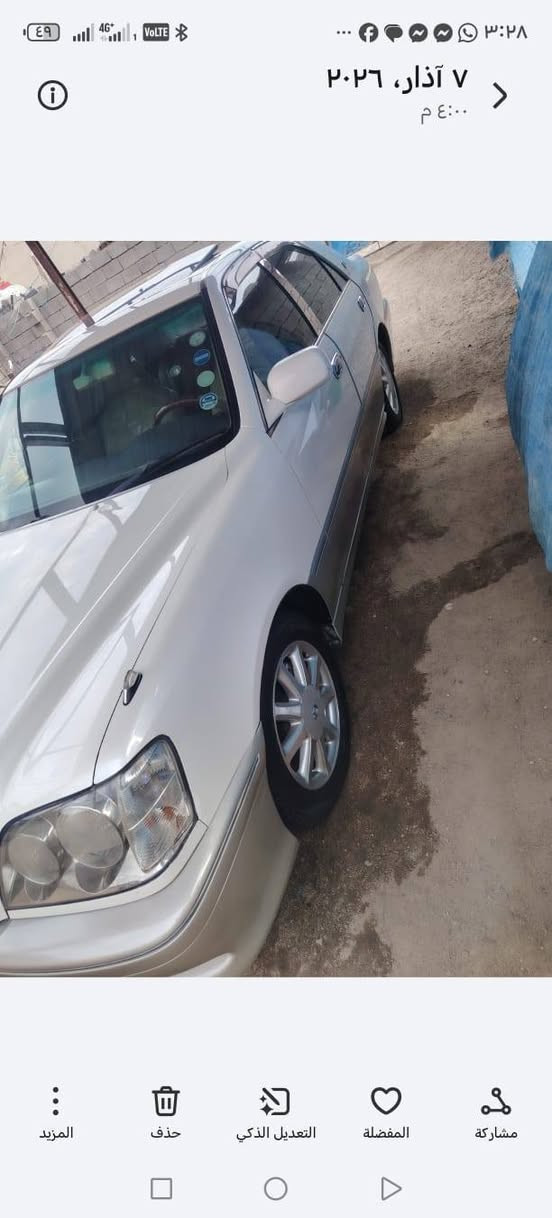 سياره طك كارتون سبيرها مانازل خضراويه وكفاله كص ونقل جثه  بيه جاملغ  امامي امبدل فقط رقم بصره/تسجيل جديد قرار 48  👍ويل ثاني يوم سياره
كارتون مكفوله كفاله  عامه عدى     🧿
مواصفات
 سياره 4 دكم اصل  كرستال 
 /برده خلفيه
 /ستيرن كهربائي 🏅
اربع كشنات جلد كهربائيه
/   شاصي 75
   سياره جديده ومتعوب عليها
 تخم تاير حداديه حلوه 🤲
تبريد ثلج امامي خلفي
 ثلاجه خير من الله
 مكينه دي فور جبيره   توني شادها  وصل عندي  
 ارجع واكول سياره جديده ومتعوب عليها وبل عافيه على لياخذها 🧿
 مكاني بل بصره 
رقم الهاتف
 ***********
