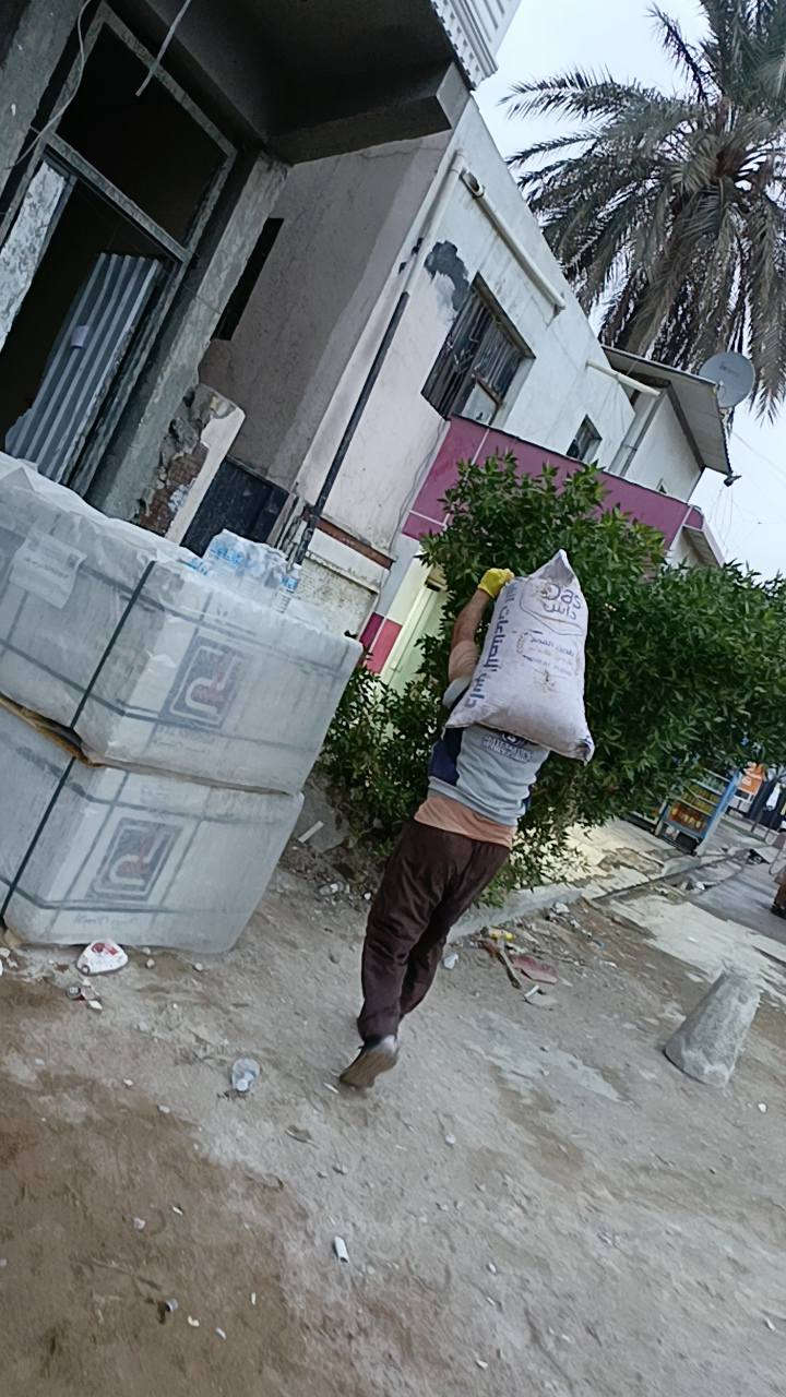 تصعيد  مواد على ظهر ***********
كادر عمل نشتغل  تصعيد كافة مواد البناء على ظهر متواجد بغداد متفرق حالياً اتصل وبخدمتك ***********
