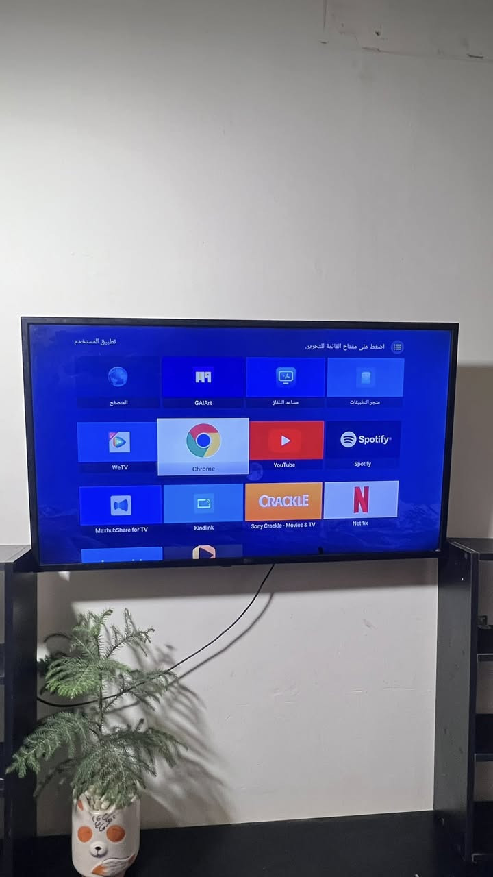 السلام عليكم شاشة RG نضافة فول✅ نضام واي فاي يوتيوب وكلشي متوفر بيها💎 حجم 44 ووياها ميز بلازما ورفوف مثل مواضح بلصور السعر 250 الف فقط المكان بغداد الاعضميه سبع ابكار/ للتواصل واتساب ***********  📥
