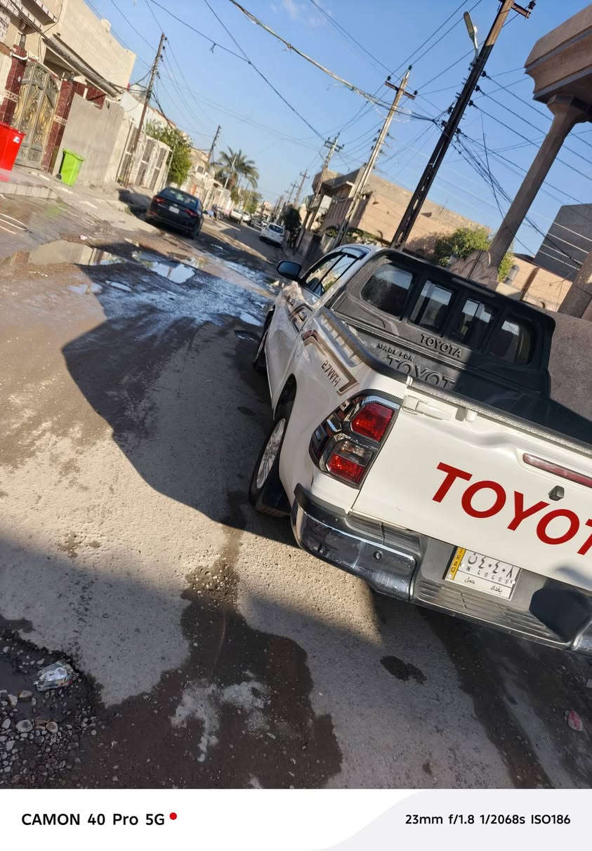 السلام عليكم هايلوكس ٢٠١٩ رقم بغداد  لون لون ابيض
فول اوتماتيك
كاميرا خلفية 
شاشة لمس بلادية 
قطعتين تبريد 
تحكم ستيرن كامل 
دبل جكمجه
سيارة كامله من كلشي فقط رصعه وشخط بيها لا صبغ  ولا حادث مكفولة كلشي بيها شغال خير من الله تحويل مباشر  مكانها صلاح الدين قضاء بلد للاستفسار *********** السعر ٢٥٥
