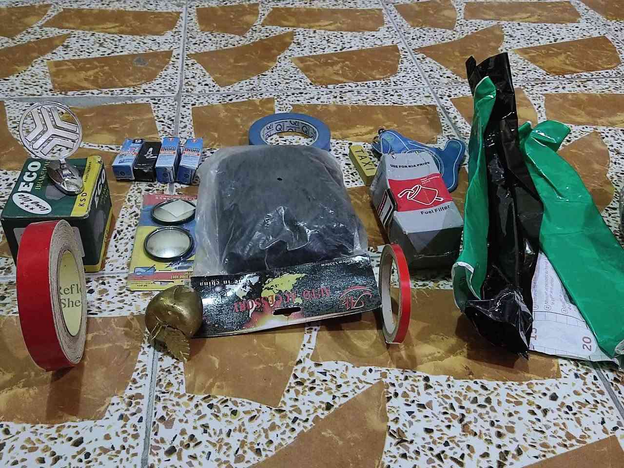 دريل همر  كسار زائدآ برينة نظافة فول شرط على الفحص ولشغل السعر 35 الف
غراض  سيارة  سايبة كلهن ب50 الف مكاني مركز الشرطة الزهورالحسينية ***********
