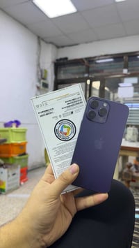 ايفون 14برو ماكس  ذاكرة 256 بطاريه 84  الجهاز اخو الجديد ماستر  مراوس ...