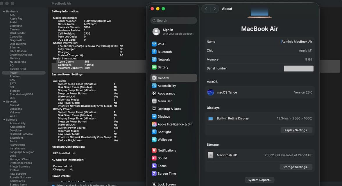 MacBook Air M1
Ram 8 | SSD 250

Battery 88 | Cycle 256

Price: 600.000

جميع الماكات بيها ضمان فحص اسبوع 
تستلم من المكتب او توصيل مجاني متوفر

رقمي : ***********
يفضل التواصل واتس او اتصال

حسابي انستا
 

https://www.instagram.com/us1.f?igsh=MW5vdzEzaXBpNTh5cg%3D%3D&utm_source=qr

